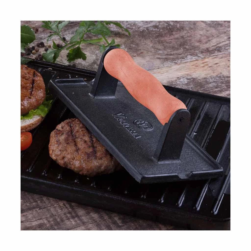 Prensa De Hierro Esmaltado Para Carnes Victoria 21 Cm — miniatura 5