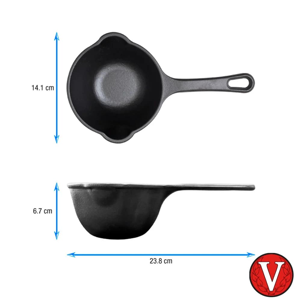 Salsero De Hierro Esmaltado 13 Cm Victoria 450 Ml — miniatura 3