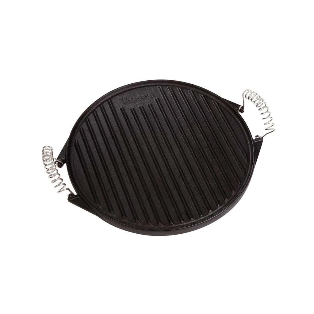 Plancha De Hierro Esmaltado Reversible 32 Cm Victoria Asas — imagen 1 de 3