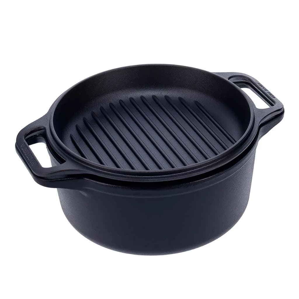 Olla Doble Uso Hierro Esmaltado 6 Litros 26 Cm Victoria — miniatura 3