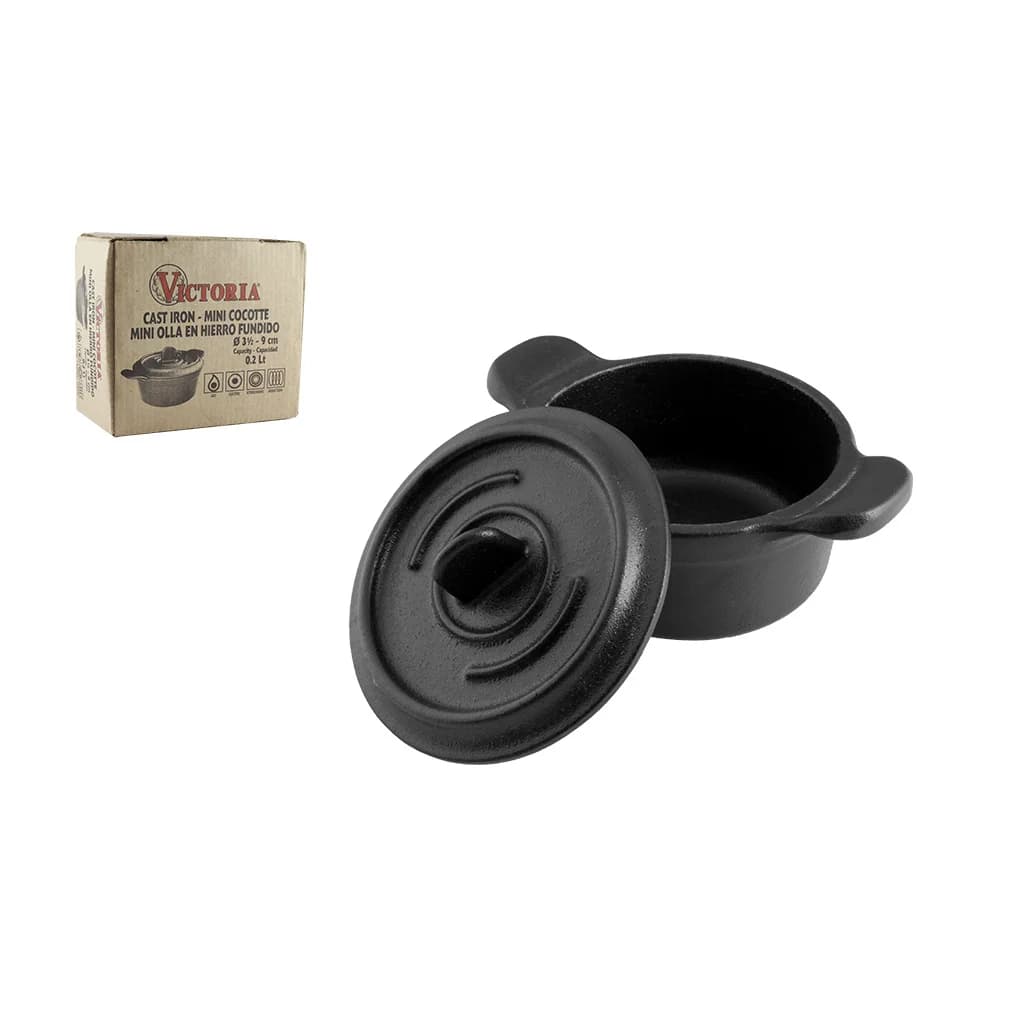 Olla De Hierro Esmaltado Mini 10 Cm Victoria Con Asas — imagen 1 de 5