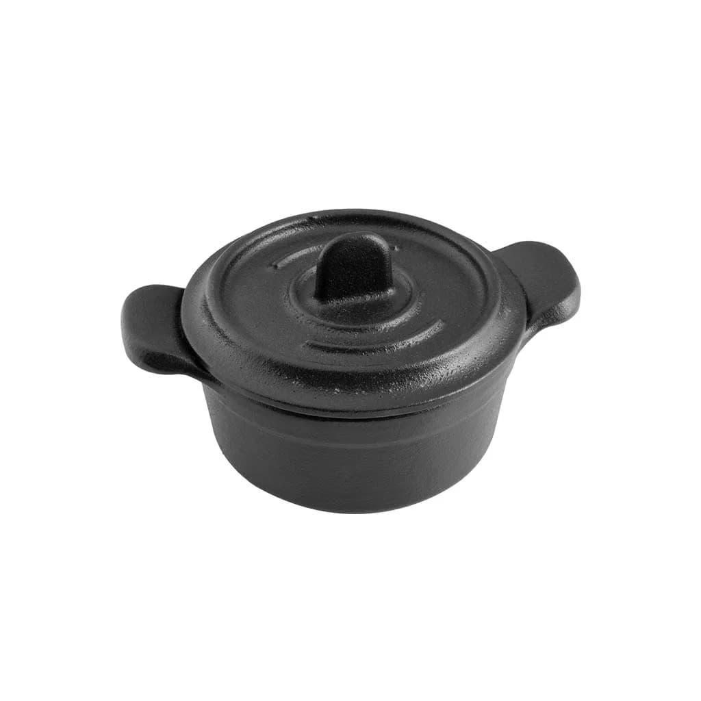 Olla De Hierro Esmaltado Mini 10 Cm Victoria Con Asas — miniatura 2