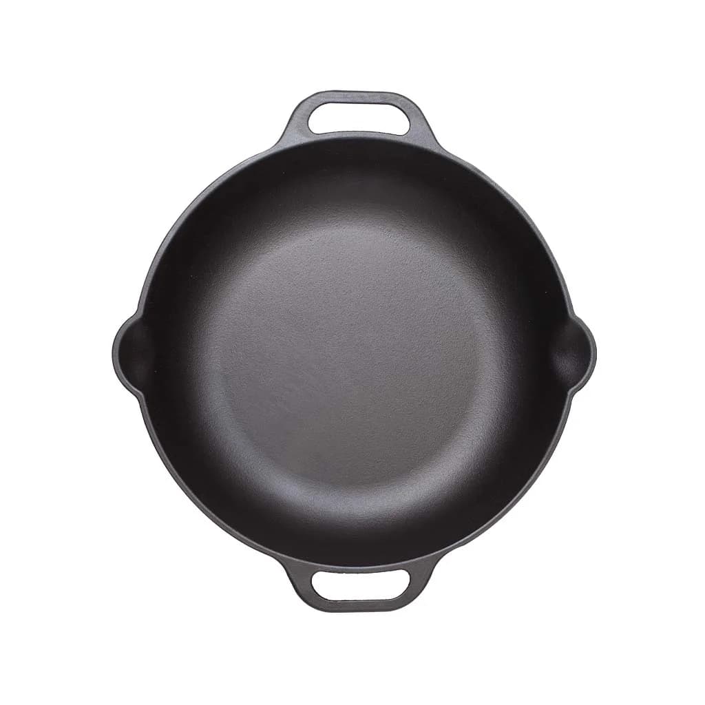 Sarten De Hierro Esmaltado 33 Cm Victoria Con Asas — miniatura 2