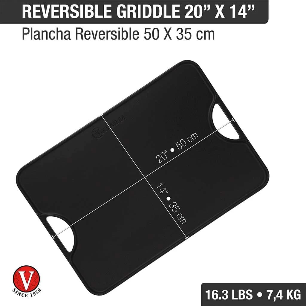 Plancha De Hierro Curado Rectangular Victoria 50 X 35 Cm — miniatura 4