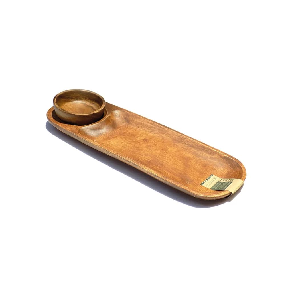 Copetinero De Madera Bandeja Oval Selecta 42 Cm X 12 Cm — imagen 1 de 3