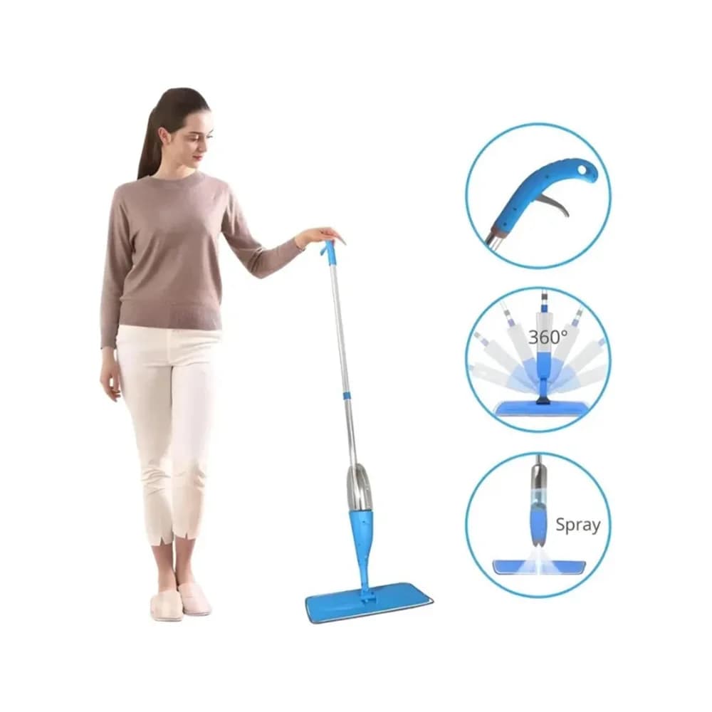 Mopa Con Spray C/ Botella Dispensador Lavar Pisos Limpiar — miniatura 2