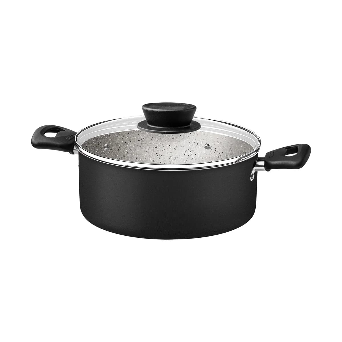 Juego De Ollas Tramontina Bateria Linz 7 Piezas Antiadherente - NEGRO — miniatura 7