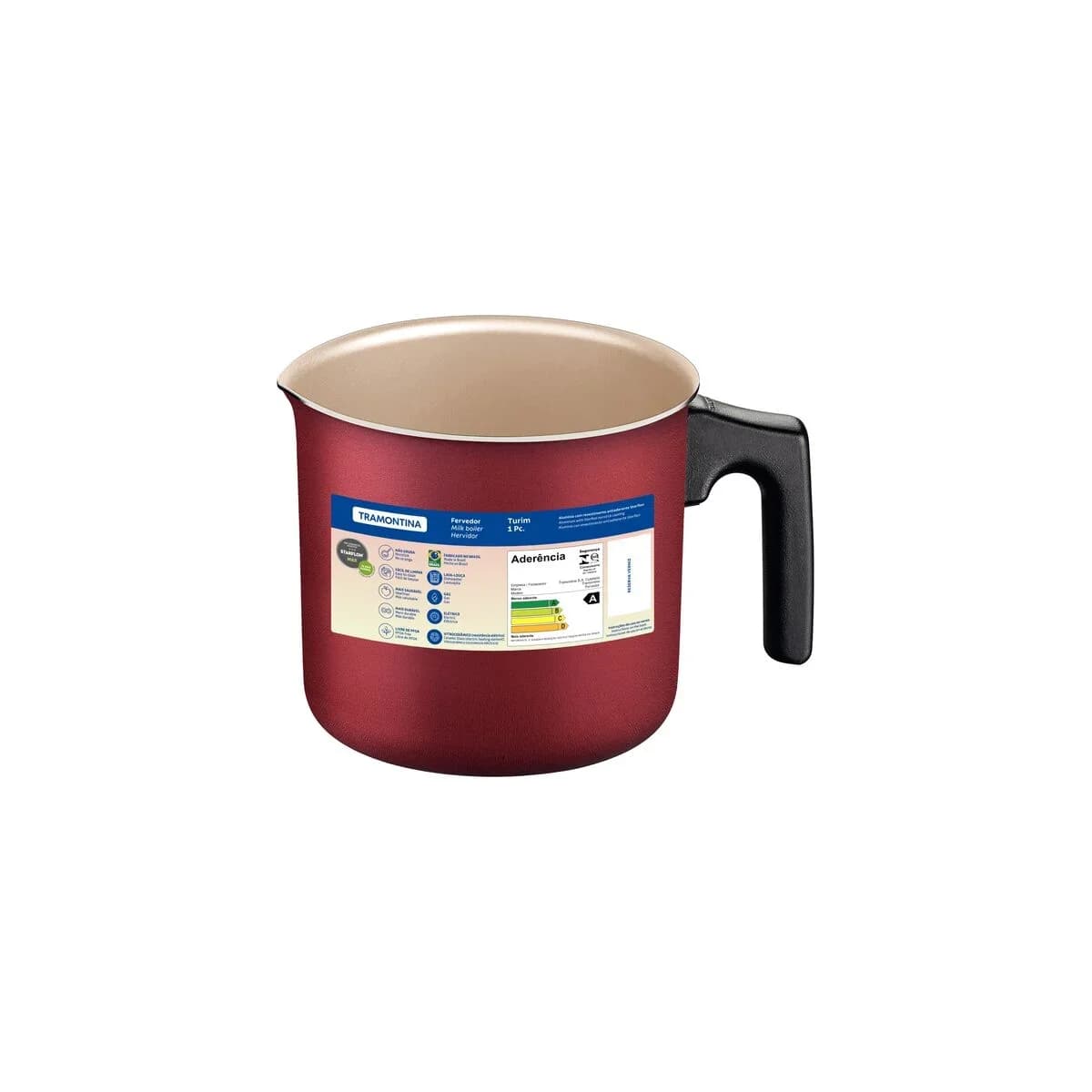 Hervidor Tramontina 12 Cm 1 Litro Teflon Turim Antiadherente — miniatura 2