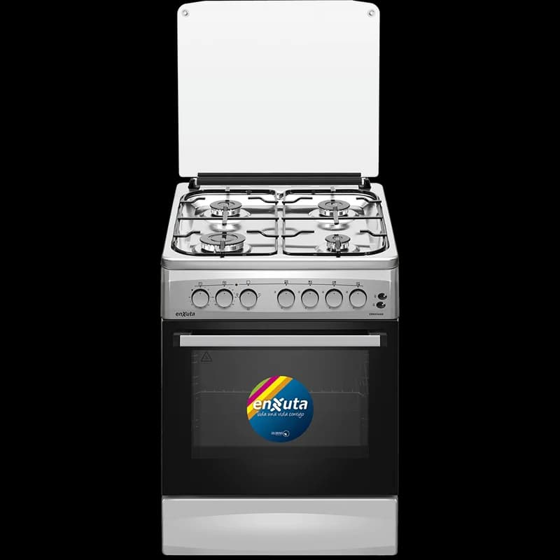 Cocina Combinada 4 Hornallas Inox 60x60 con Convección — imagen 1 de 1