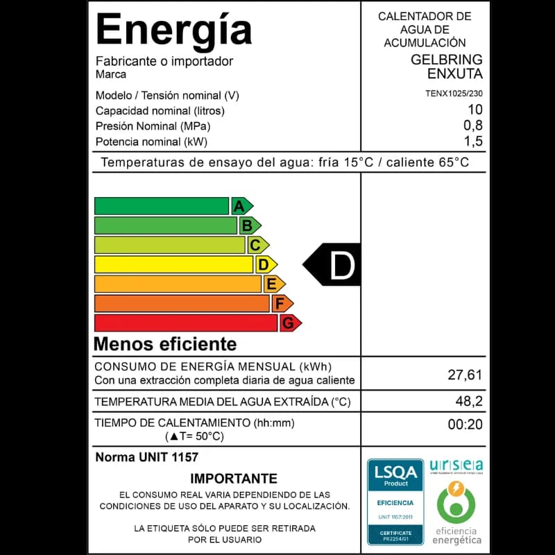 Termotanque de acero — miniatura 3