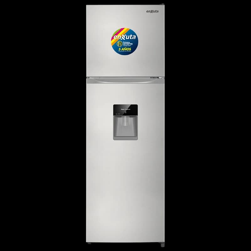 Refrigerador Frío Seco Inverter 298 Litros Inox Con Dispensador