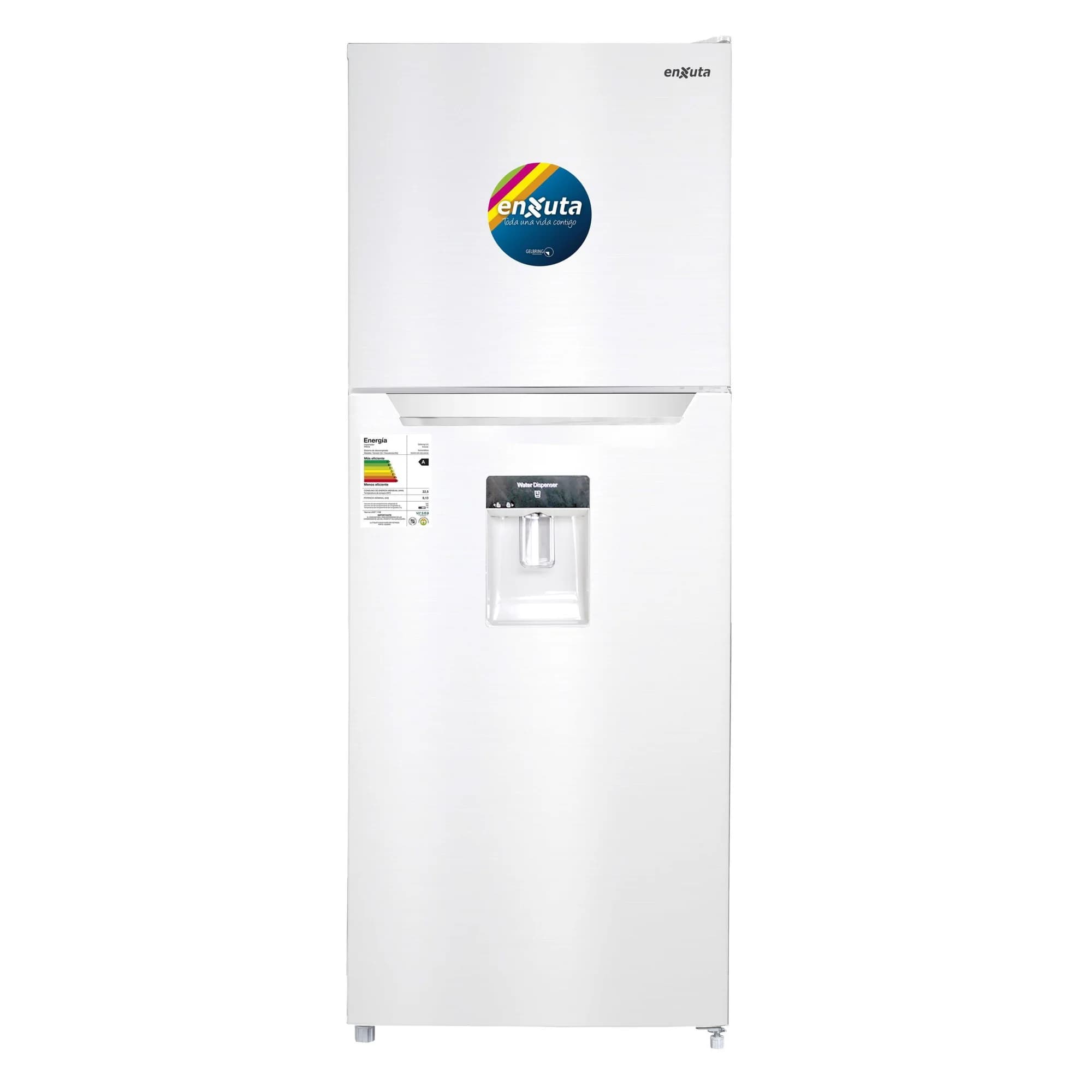 Refrigerador Frío Seco 345 Litros Blanco con Dispensador — imagen 1 de 3