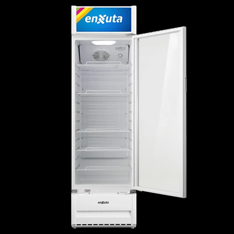 Vitrina Comercial Vertical 309 Litros con Cenefa Luminosa Led — miniatura 2