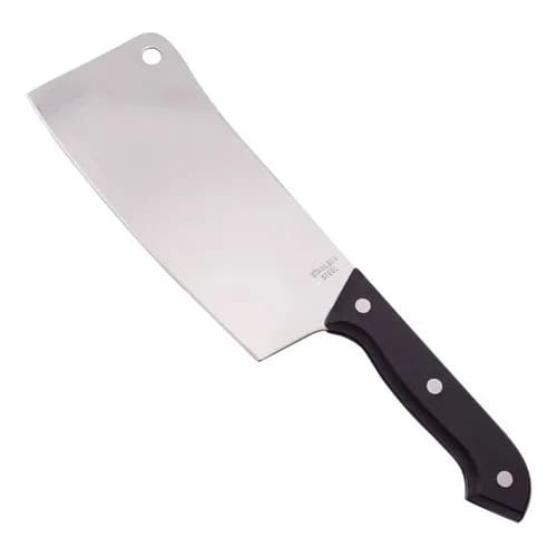 Hachuela De Cocina Acero Inoxidable 30 Cm Hoja 17 X 7 Cm Acero Negro — miniatura 6