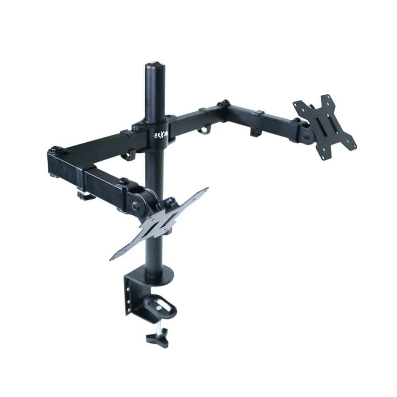 Soporte de Escritorio Doble Brazo con Rotación 360° para Monitor para Monitor — miniatura 2
