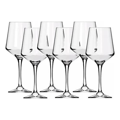 Copa De Vino Nadir Brunello 390 Ml Vidrio Set X6 — imagen 7 de 8