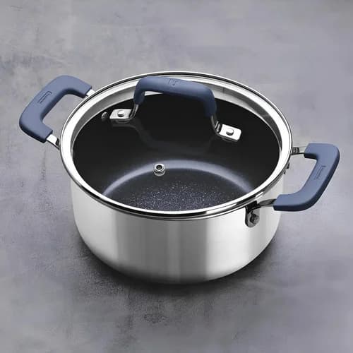 Cazuela Tramontina Romagna Cerámica 24 Cm Negra — imagen 4 de 5
