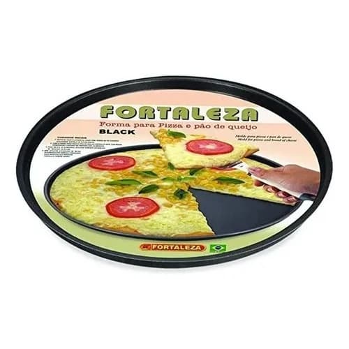 Sartén Para Pizza Fortaleza Antiadherente 30 Cm Roja — imagen 1 de 2