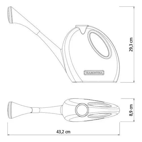 Regadera De Plástico Tramontina Jardín 2 Litros — imagen 11 de 16