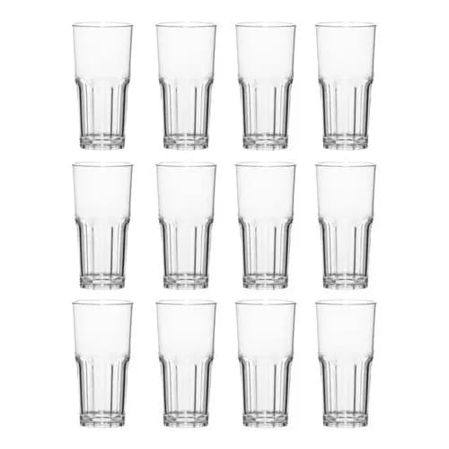 Vasos Nadir Bristol Facetado Vidrio 340 Ml X12 Unidades — imagen 5 de 6