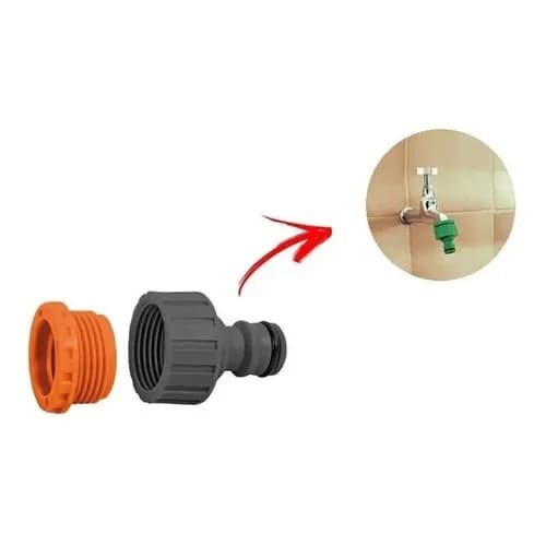 Adaptador Tramontina 3/4 Con Reducción A 1/2 Para Grifo — imagen 6 de 9