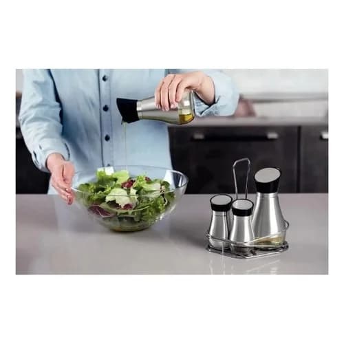 Set Dispensadores Tramontina Realce X4 Inoxidable Y Vidrio — imagen 5 de 5