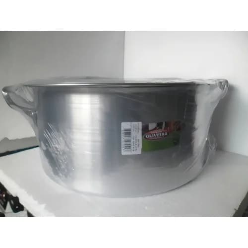 Cacerola Oliveira 20 L Aluminio 2 Mm 38 Cm Gris — imagen 2 de 3