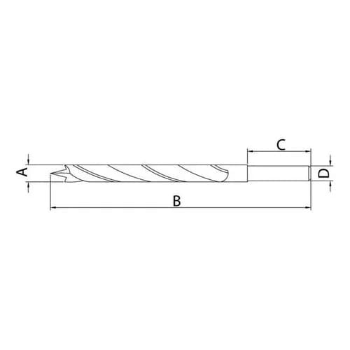 Broca Tramontina Para Madera 10.0 Mm — imagen 1 de 2