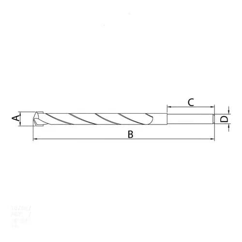 Broca Para Acero Tramontina 12.5 Mm DIN 338 — imagen 2 de 2