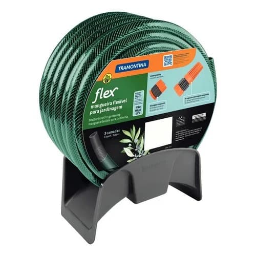 Manguera De Jardín Tramontina Flex PVC 3 Capas 20 M Verde — imagen 4 de 9