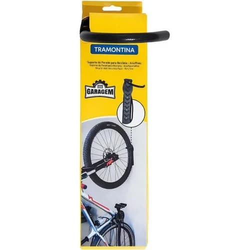Soporte De Pared Vertical Para Bicicleta Tramontina Negro — imagen 2 de 3