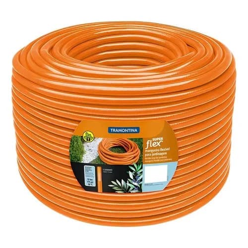 Manguera Para Jardín Tramontina Super Flex 200 M 1/2 — imagen 1 de 2