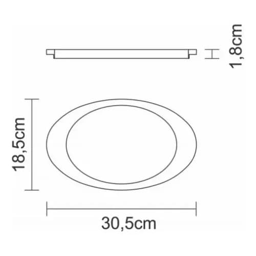 Tabla Para Asado Tramontina Mix Grill Oval 30,5 X 18,5 Cm Negra — imagen 3 de 3