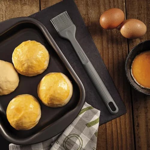 Cepillo De Cocina Tramontina Softta De Silicona Gris 26 Cm — imagen 2 de 2