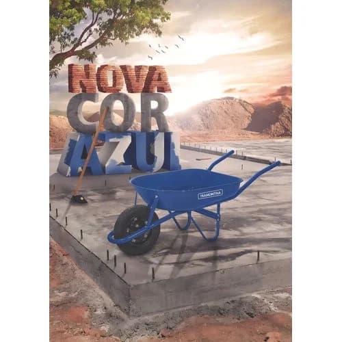 Carretilla Tramontina 50 L Chapa Estampada — imagen 4 de 9