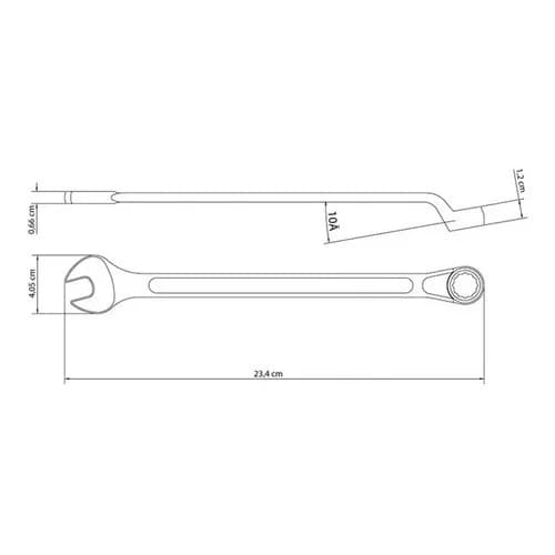 Llave Combinada Tramontina 18 Mm Cromada — imagen 4 de 4