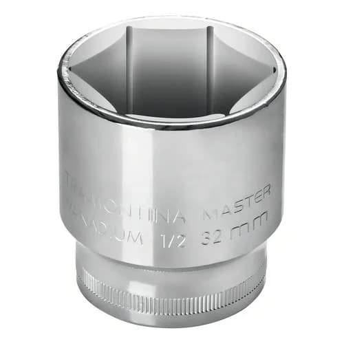 Casquillo Hexagonal Tramontina 16 Mm 1/2 Acero Cromado — imagen 1 de 2