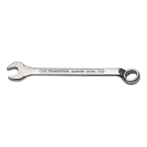 Llave Combinada Con Cuello Tramontina 11/16 Acero Especial — imagen 1 de 5