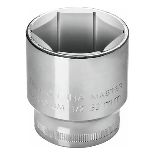 Dado Vaso Hexagonal Tramontina 17 Mm Encastre 1/2 Cromo Vanadio — imagen 1 de 3