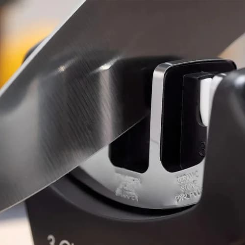 Afilador De Cuchillos Manual 3 Claveles Antideslizante 20 Cm — imagen 4 de 8
