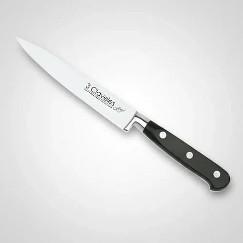 Cuchillo Filetear 3 Claveles Acero Inoxidable 15 Cm — imagen 1 de 2