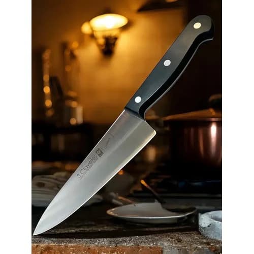 Cuchillo Cocinero 3 Claveles Uniblock Acero Inoxidable 20 Cm — imagen 1 de 7