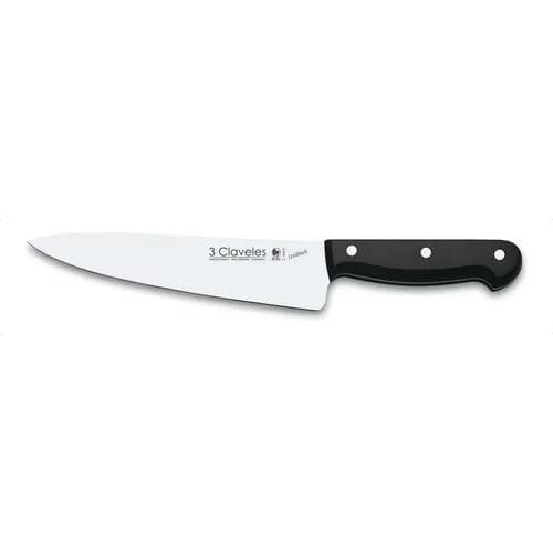 Cuchillo Cocinero 3 Claveles Uniblock Acero Inoxidable 20 Cm — imagen 3 de 7