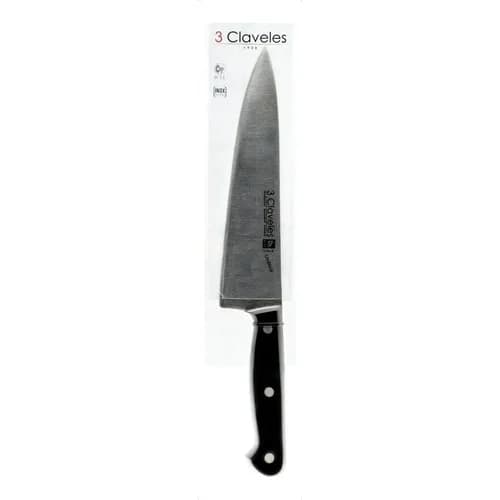 Cuchillo Cocinero 3 Claveles Uniblock Acero Inoxidable 20 Cm — imagen 4 de 7