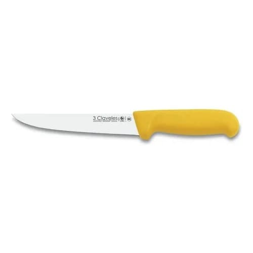Cuchillo Carnicero 3 Claveles Deshuesar 18 Cm Acero Inoxidable — imagen 2 de 2