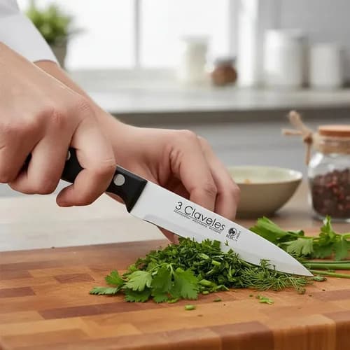Cuchillo Verduras 3 Claveles Uniblock 10 Cm Acero Inoxidable — imagen 3 de 6