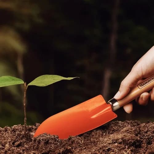 Pala De Jardinería Tramontina Acero Mango De Madera — imagen 4 de 4