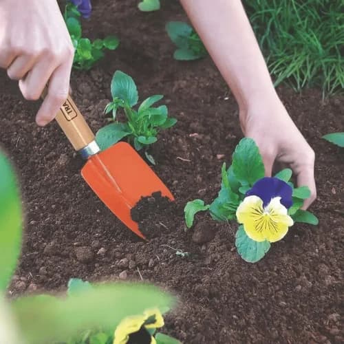 Pala De Jardinería Tramontina Acero Mango De Madera — imagen 3 de 4