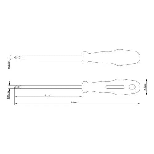 Destornillador Phillips Tramontina 1/8 X 3 Pulgadas — imagen 5 de 5