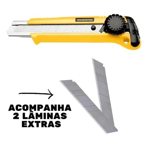 Cutter Profesional Tramontina De Hoja Segmentada — imagen 5 de 6